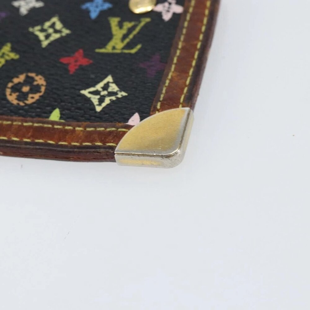 LOUIS VUITTON Multicolor Pochette Cles Coin Purse Black M13664 LV Auth 158853 - Picture 10 of 16
